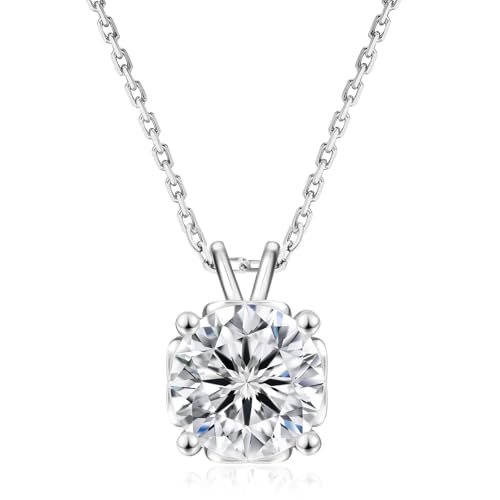 Krkc Co Moissanite Anh Nger Kette Damen 925