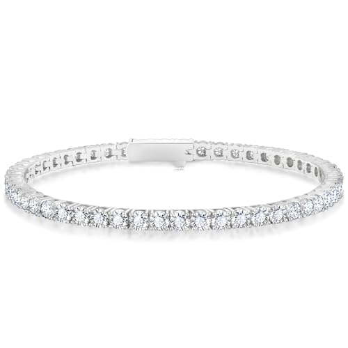 Krkc Co Tennisarmband Armband Damen 3mm Tennis Armband