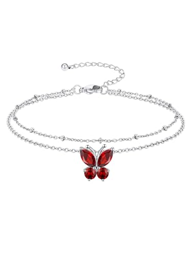 Richsteel Geburtsstein Fu Kette F R Damen Sommer