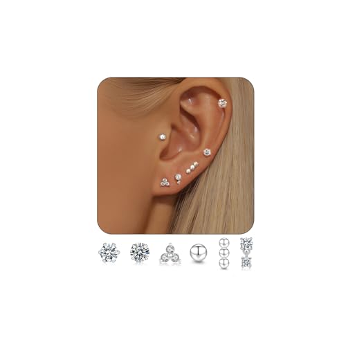 Senteria Ohrstecker Silber 925 F R Damen Kleine