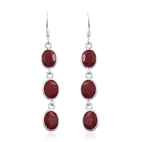 Rubin Ohrringe F R Frauen Und M Dchen