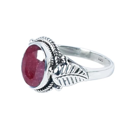 Gems Vibes Rubin Edelstein Ring F R Frauen