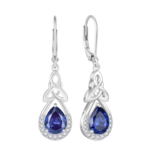 Fj Keltischer Knoten Ohrringe Damen 925 Sterling Silber