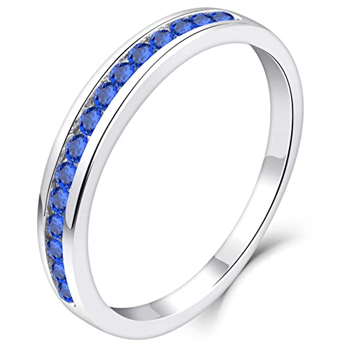 Yl Damen Ewigkeitsring 925 Sterling Silber Schliff September