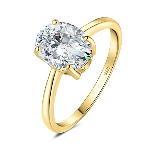 Jewelrypalace Klassisch Ovalschliff 2ct Moissanite Solit R Promise