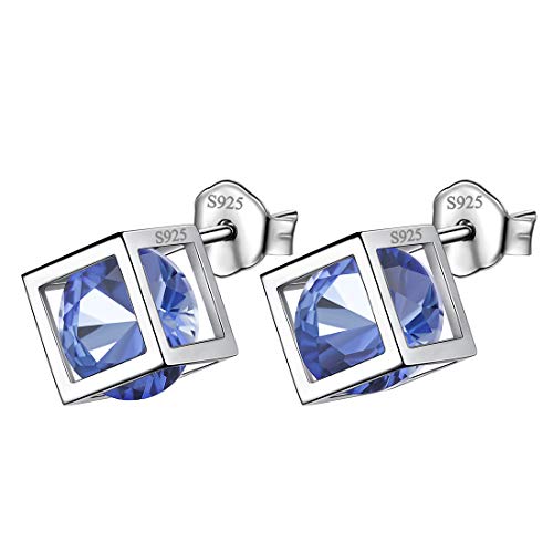 Aurora Tears Dezember Birthstone Ohrringe 925 Sterling Silber