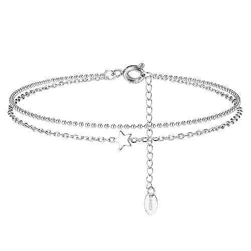 Orazio 925 Sterling Silber Kn Chel Armband Mehrschichtige