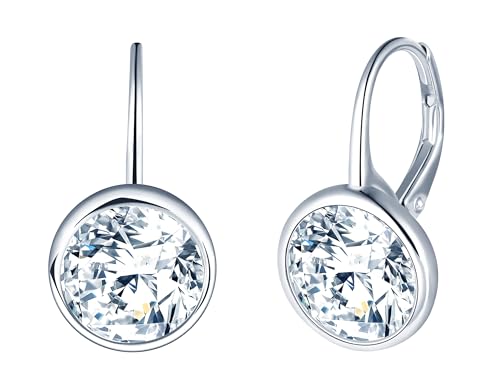 Conilok Zirkon Ohrringe Silber 925 Creolen Ohrh Nger