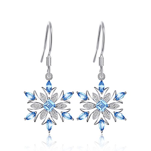 Jewelrypalace Schneeflocke 1 4ct Echt Schweizer Blau Topas