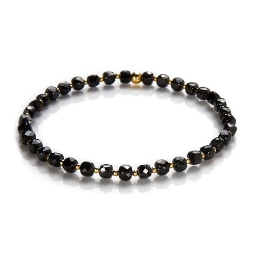Spinell Armband Schwarz Edelstein Armband W Rfel Facettiert