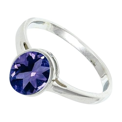 Jewelforce 925 Sterling Silber Tansanit Lab Grown Edelstein