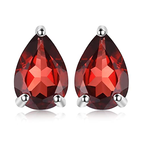 Jewelrypalace Tropfenschliff 1 8ct Echt Roter Granat Birthstone