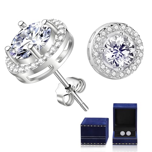 Damenschmuck Ohrringe Mit Moissanit 1ct Moissanit Diamant Laborgez