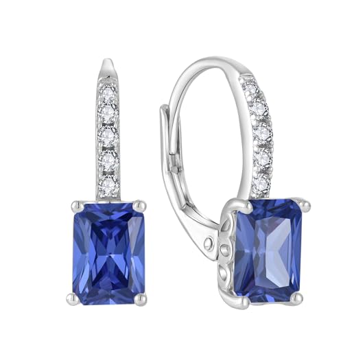 Fj Prinzessschliff H Ngend Ohrringe Damen 925 Sterling