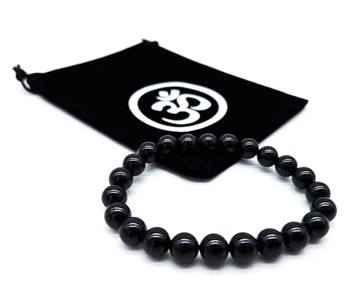 Ab India Crafts Handgefertiges Schwarzer Turmalin Heilstein Edelstein