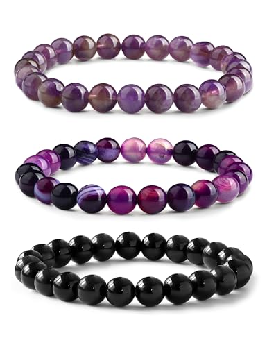 Adramata 3 Teiliges 8mm Nat Rliches Edelstein Armband