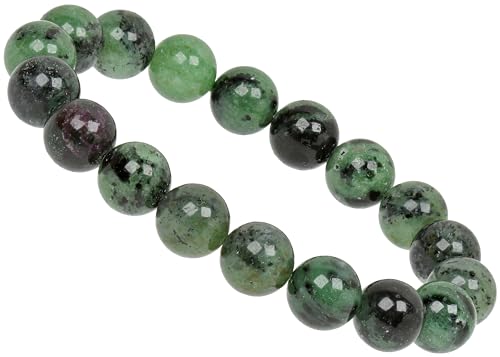 Eledoro Stretch Armband Aus Echten Edelsteinen Perlen 10mm