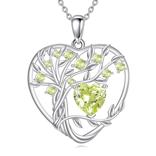 Yfn Baum Des Lebens Kette 925 Sterling Silber