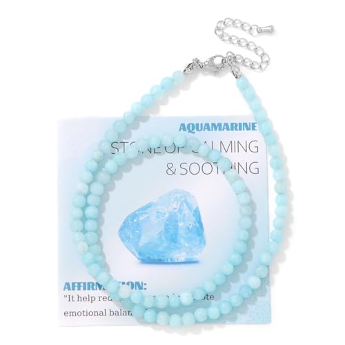 Xsdsls Naturstein Halskette F R Damen Edelsteinkette 4mm