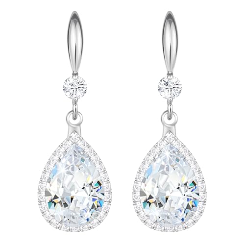 Linawe Silber Tropfen Ohrringe H Ngend Damen Modeschmuck