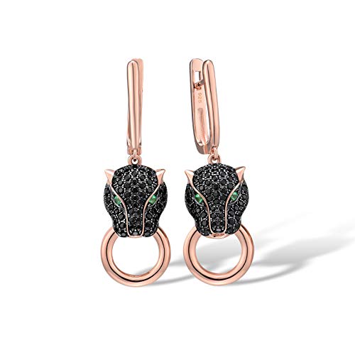 Santuzza Black Panther Spinell Rose Gold 14 K