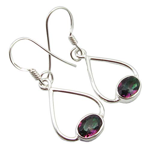 Silverstarjewel Sterling Silber Mystischer Topas Tcw 2 0