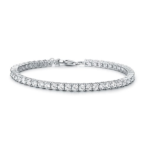 Diamond Treats 925 Sterling Silber Tennis Armb Nder
