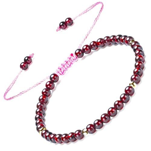 Apocalyptic K Damen Naturstein Fu Kettchen 4mm 9