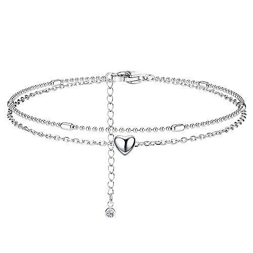 Orazio 925 Sterling Silber Kn Chel Armband Mehrschichtige