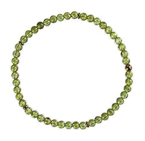 Peridot Armband Olivin Armband Perlenarmband Gr N 925