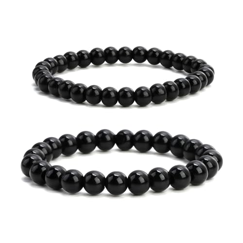 Rumgug 2 St Ck Schwarzer Turmalin Armband 6