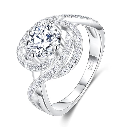Mybellna 1ct Moissanite Ring F R Frauen D