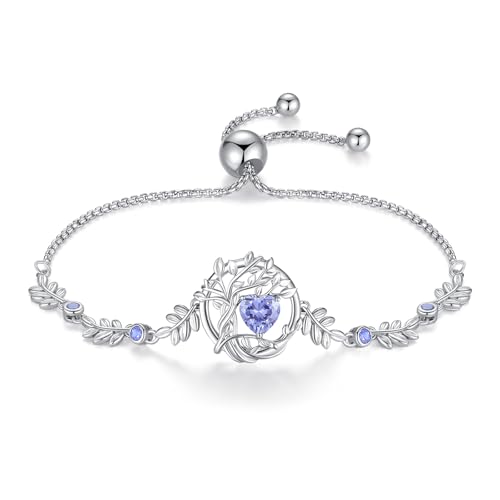 Fancime Lebensbaum Tansanit Armband F R Damen 925