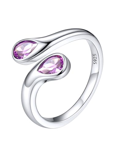 Silvora D Nne Damen Alexandrit Zirkon Fingerring 925