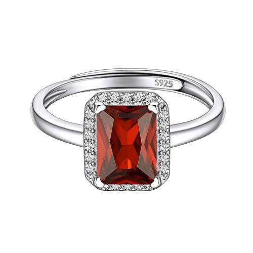 Chicsilver Silber Damenring Fingerring Mit Quadrat Symbol Verstellbarer