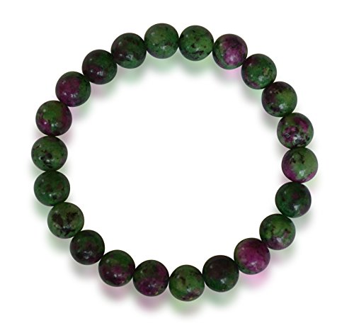 Vifaleno Rubin Zoisit Armband Nat Rlich Rund 6