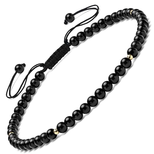 Apocalyptic K Damen Naturstein Fu Kettchen 4mm 9