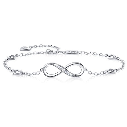 Billie Bijoux Infinity Unendlichkeit Symbol Damen Fu Kettchen