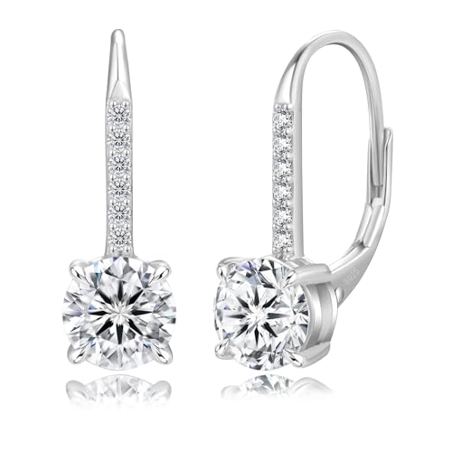 Krkc Moissanite Creolen F R Damen H Ngende