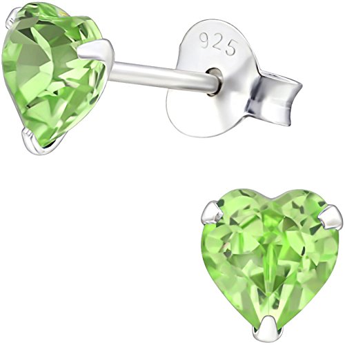 Eys Jewelry Ohrstecker Damen Herz 925 Sterling Silber