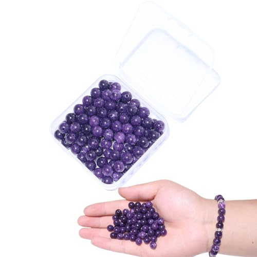 Blaesiff 100 St Ck 8 Mm Amethyst Perlen