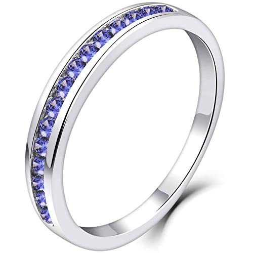 Yl Damen Ewigkeitsring 925 Sterling Silber Schliff Dezember