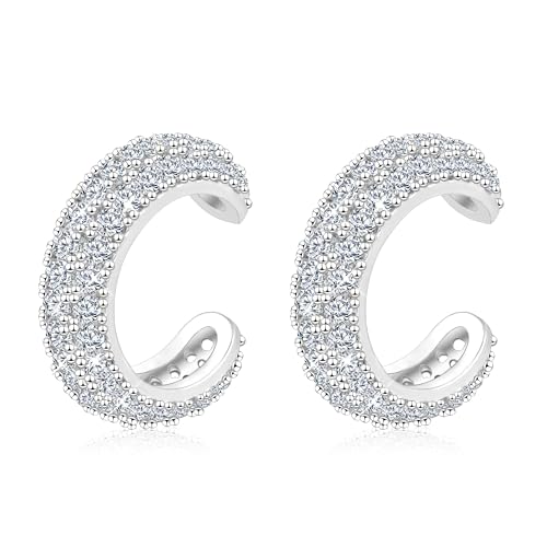 Alexcraft Ear Cuff Silber 9 Set Mit Zirkonia