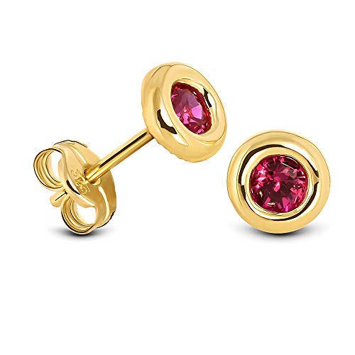Miore Schmuck Ohrringe Damen Ohrstecker Gold 375 9