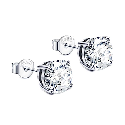 Dochais Zirkon Ohrstecker 925 Sterling Silber F R