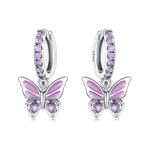 Cymyss Ohrringe Silber 925 H Ngend Zirkonia Earrings