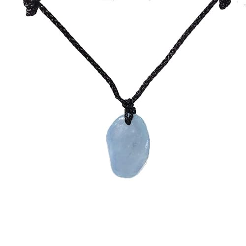 Sundarwald Zierliche Halskette Mit Rohem Aquamarin Anh Nger