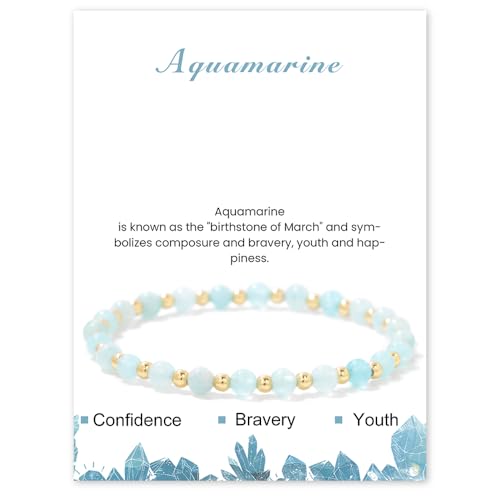 Uwiyo Naturstein Armband F R Damen 4mm Perlenarmband