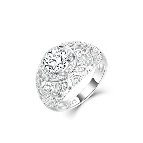 Mybellna Moissanit Ring F R Frauen 1 Karat