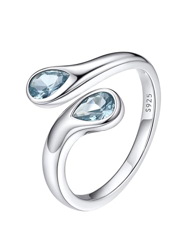 Bestyle Daumenring Damen Silber 925 Offen Verstellbare Ring